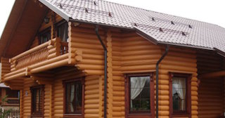 Строительство дома из оцилиндрованного бревна в Тутаеве - от 136370 рублей