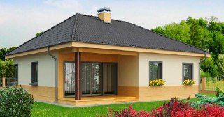 Строительство одноэтажных домов Тутаев цена от 24127 руб. м2